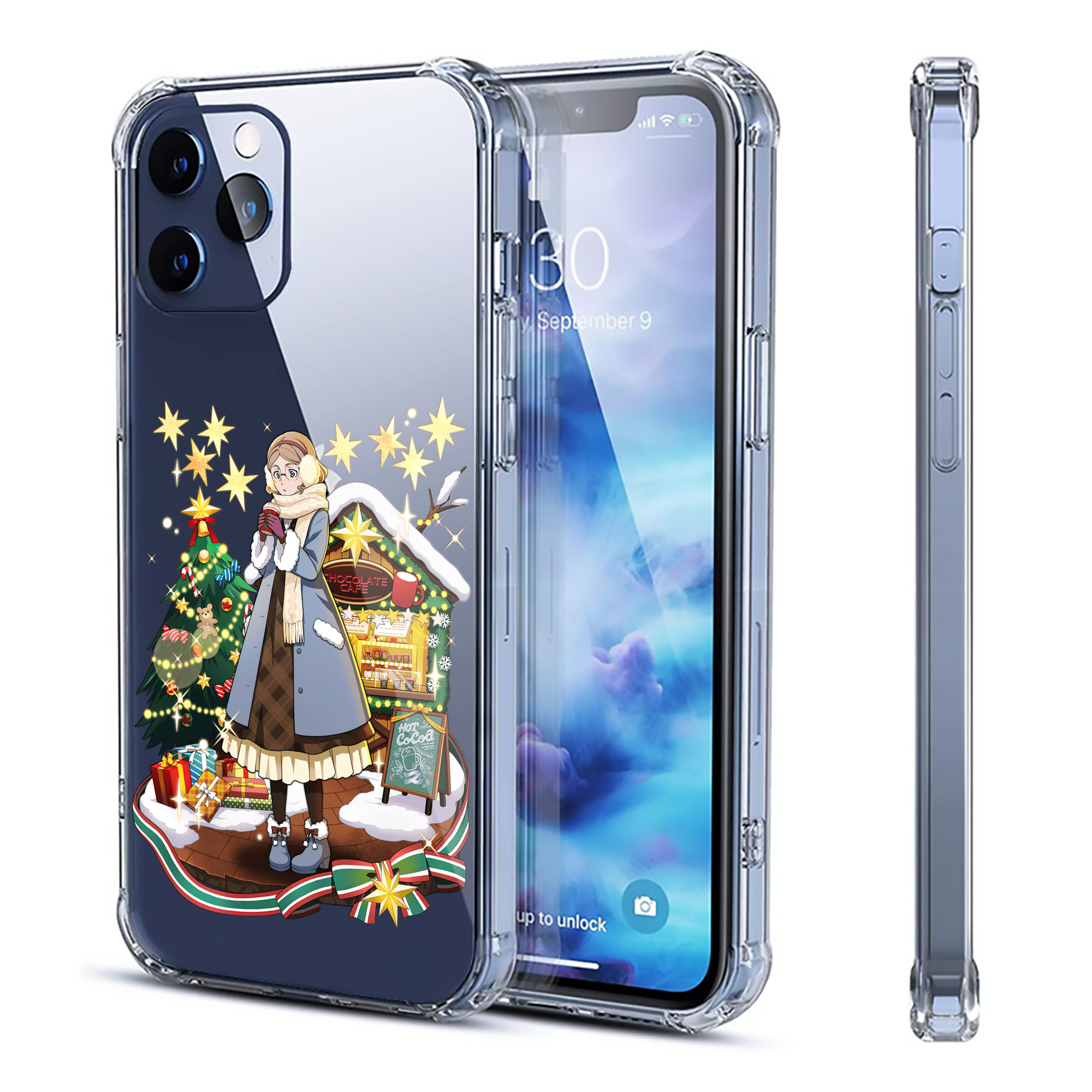 （画像用） 文豪ストレイドッグス Bungo Stray Dogs 【iPhone 12シリーズ対応】透明スマホケース（クリアソフトケース）